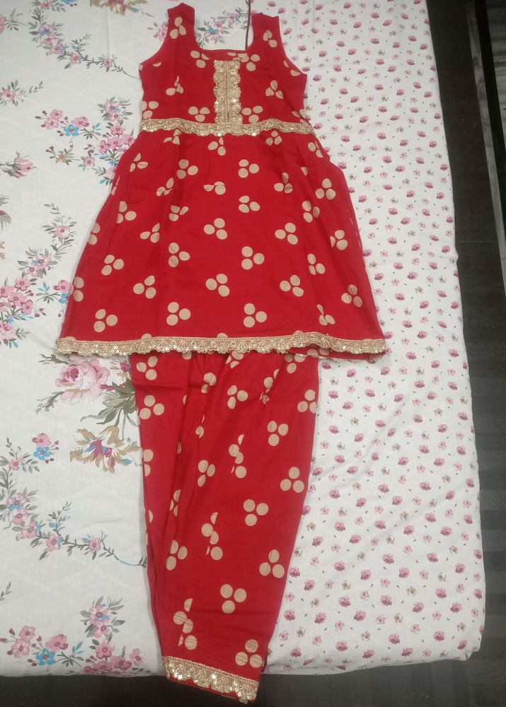 Cotton Frock Suit