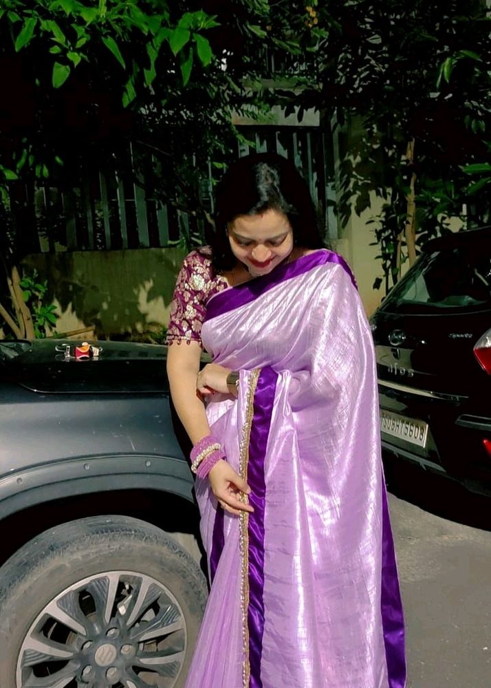 Banaras Saree With Designer Borders