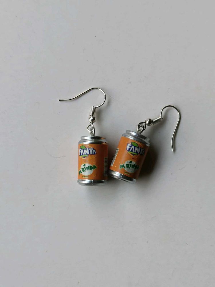 Fanta Can Earrings