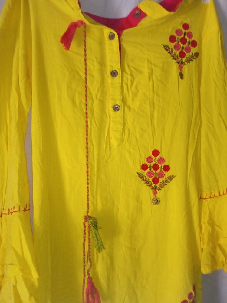 Yellow Kurta