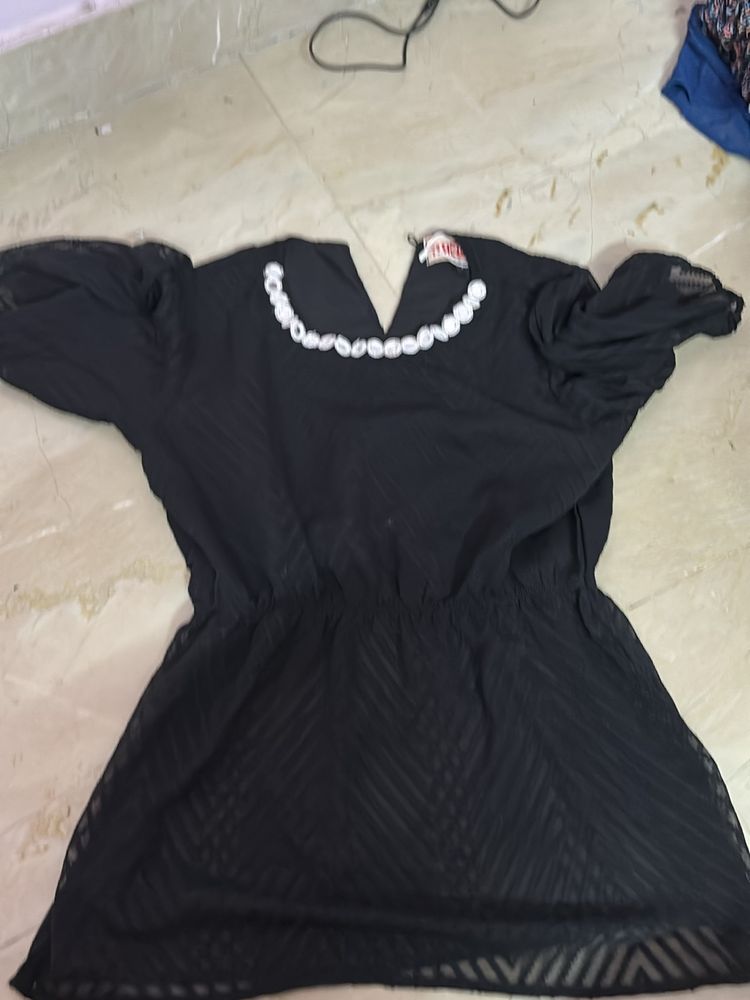 Black Tunic Top