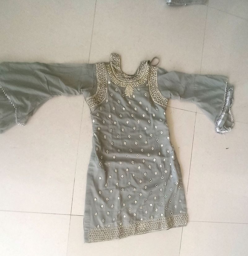 Kurti+ Sharara+ Duptta