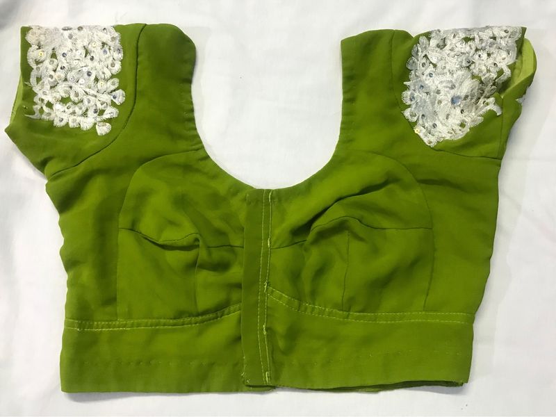 Beautiful Georgette Green Colour Blouse