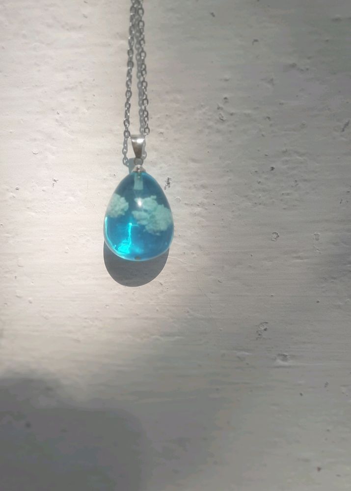 Oval Cloud Necklace