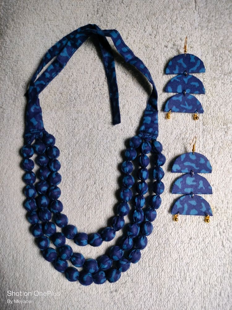 New Indigo lohri necklace