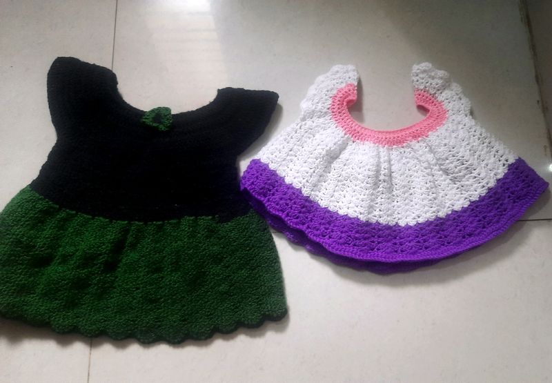 Combo Set For 0-6 Month Baby Girl Frock