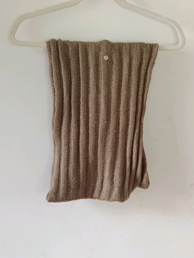 New Biscuit Brown Woolen Muffler