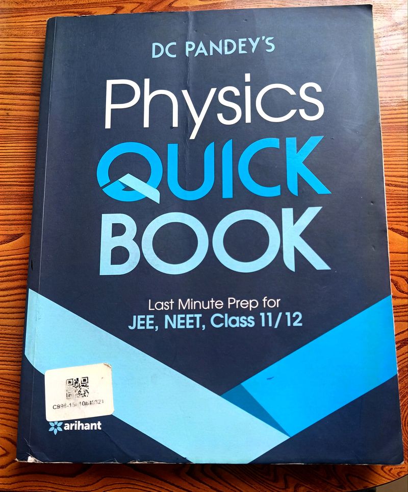 DC PANDEY'S physics Handbook For JEE/NEET/11&12.