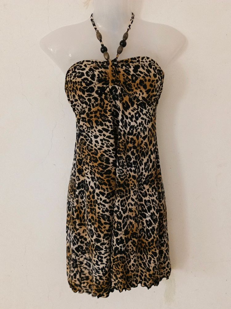 LEOPARD PRINT DRESS