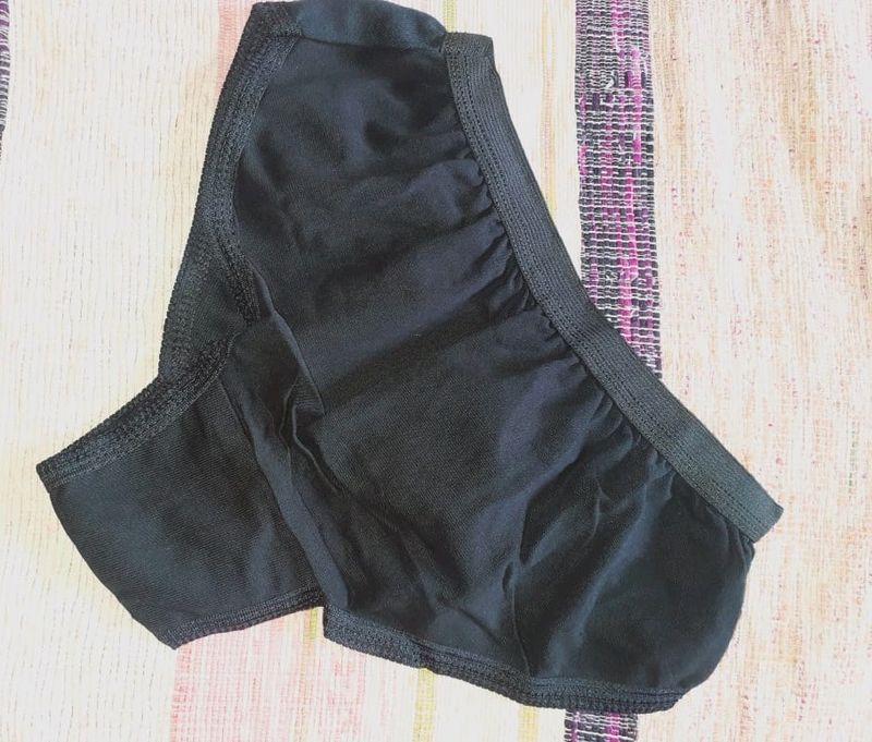 3 Black Colour Underwear For Women