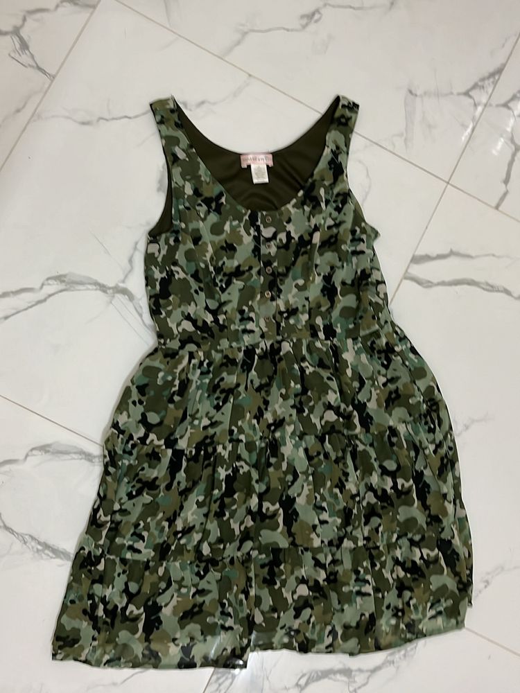 Army Printed Frock