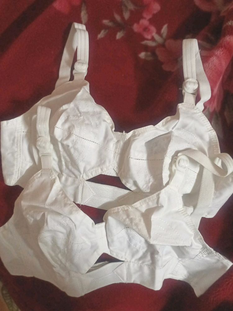 Fancy Cotton Bra (New Pack Of 2)