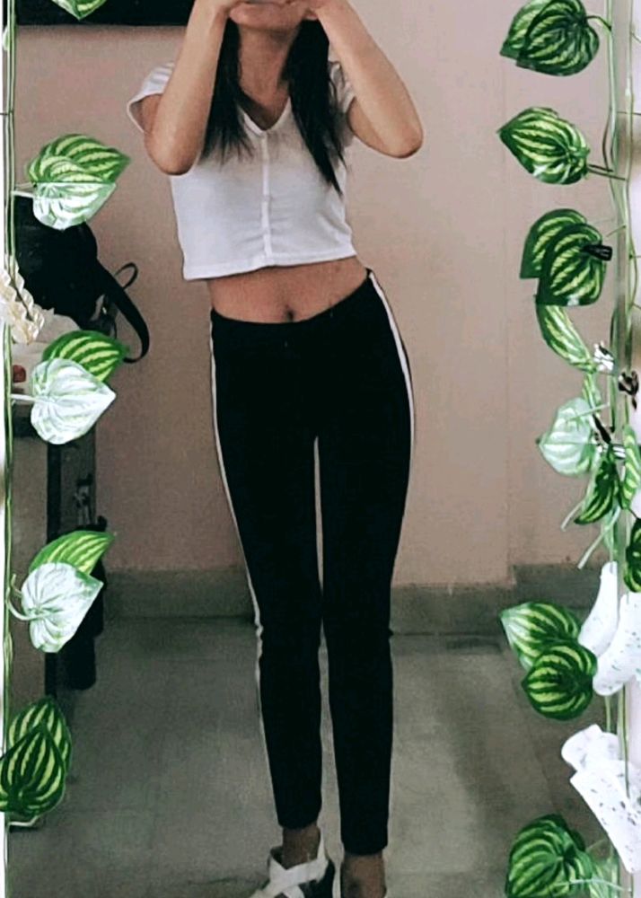 H&M Black Strechable Pant