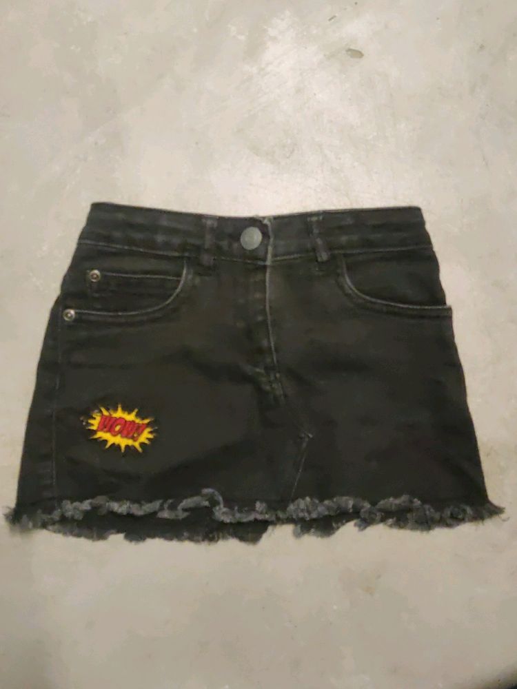 Cool Denim Skirt - 4Y