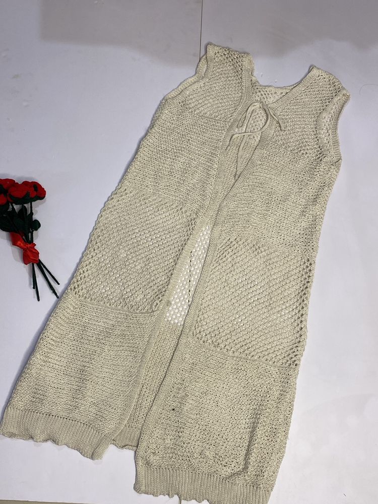 Long Shrug Crochet Shru