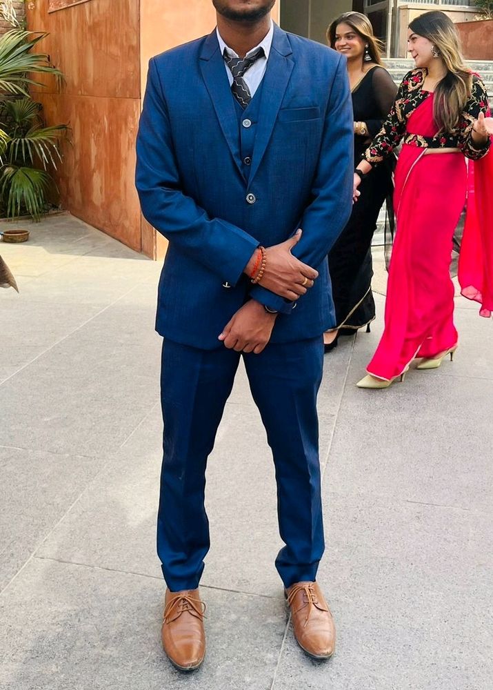 3 Piece Blue Suit