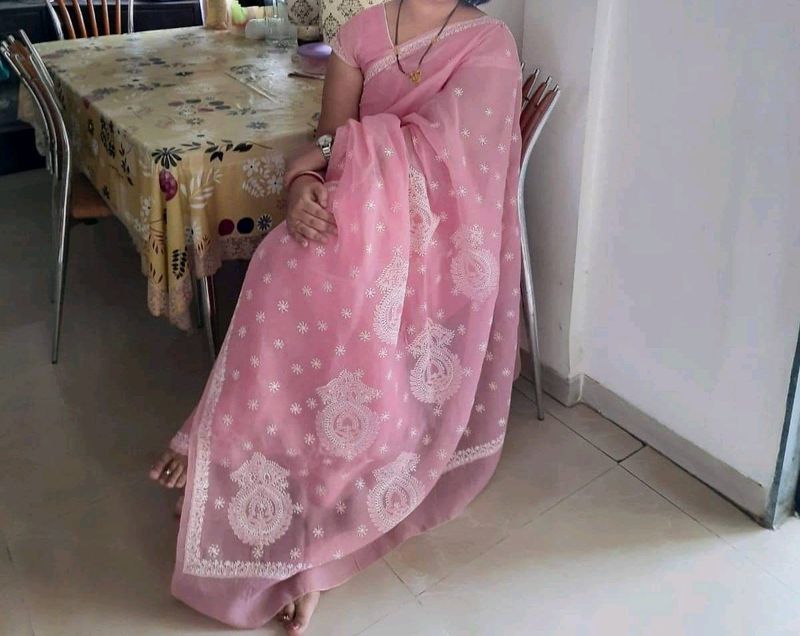 Chikankari Saree