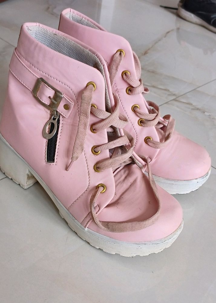 Pink Boots