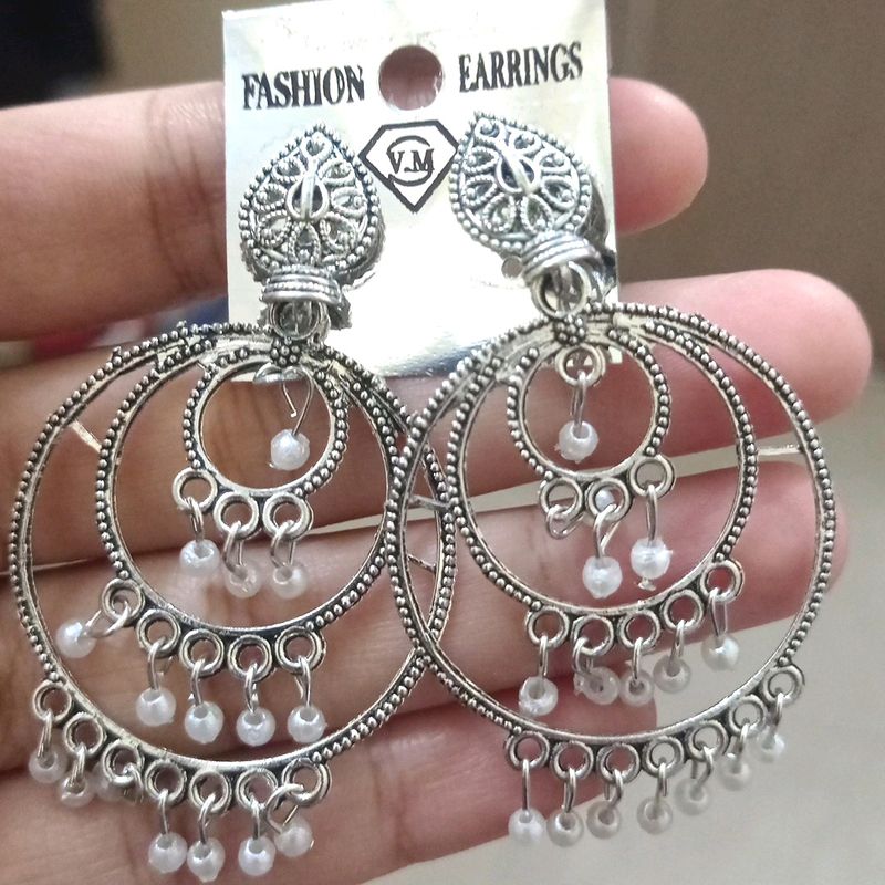 Silver Plated Earring For Woman