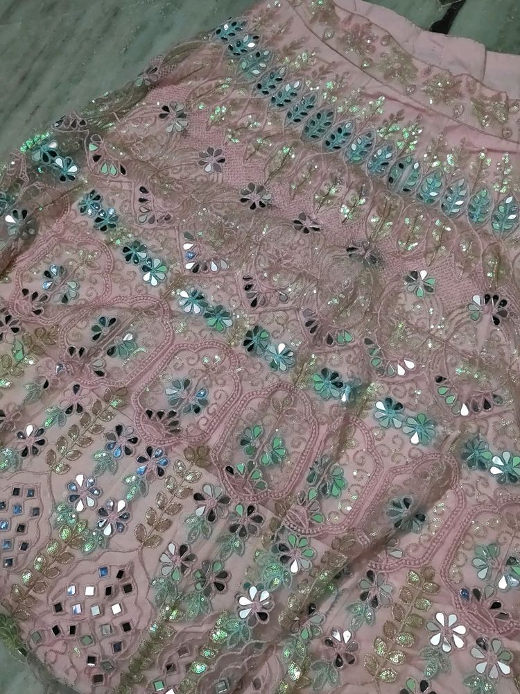 Semi Striched Lengha