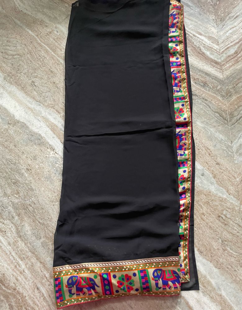 Black Saree.