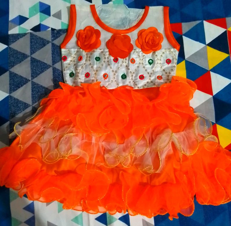 New Baby Girl Frock💖🧡