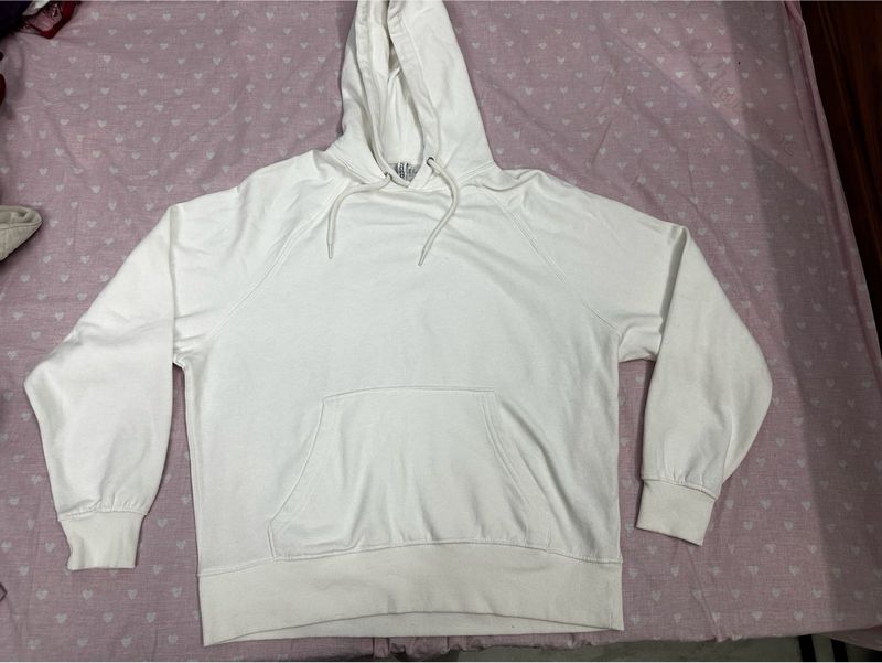 H&M White Brand New Hoodie