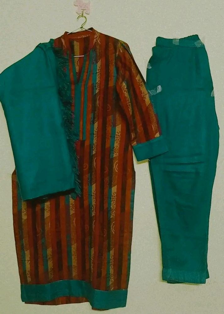 Woolen Kurta Pant Set