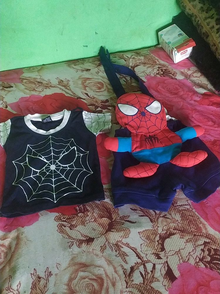 Spider Man Model Boy Cloth Set