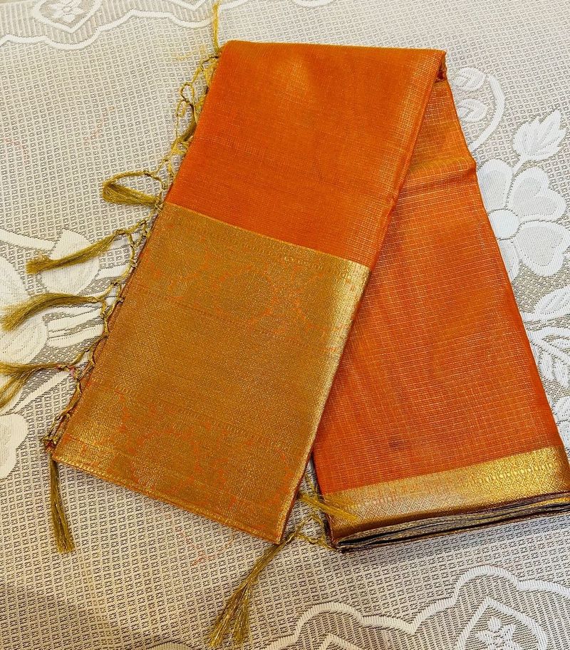 👌Fresh Tissue Silk Saree ❤️