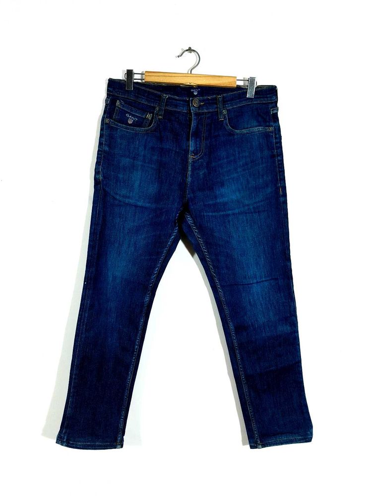 Dark Blue Faded Jean's For Men's