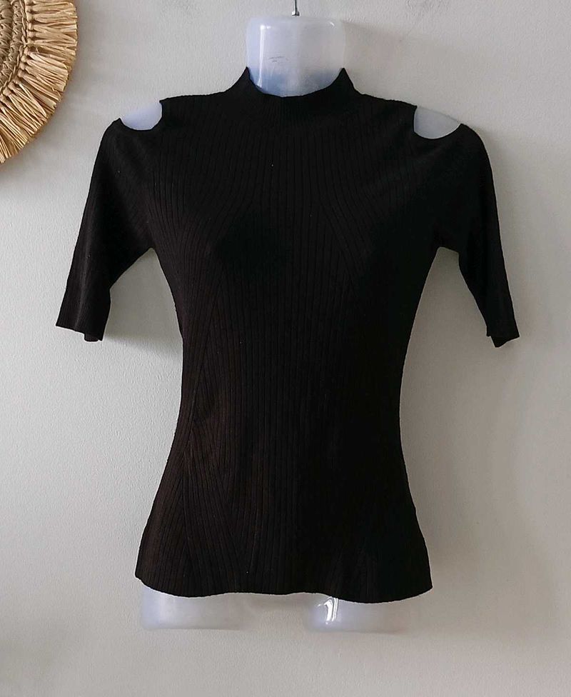 River Island Cold Shoulder Sweater From Italy