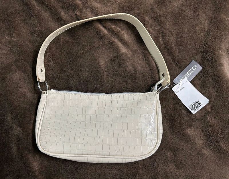 H&M White Shoulder Bag