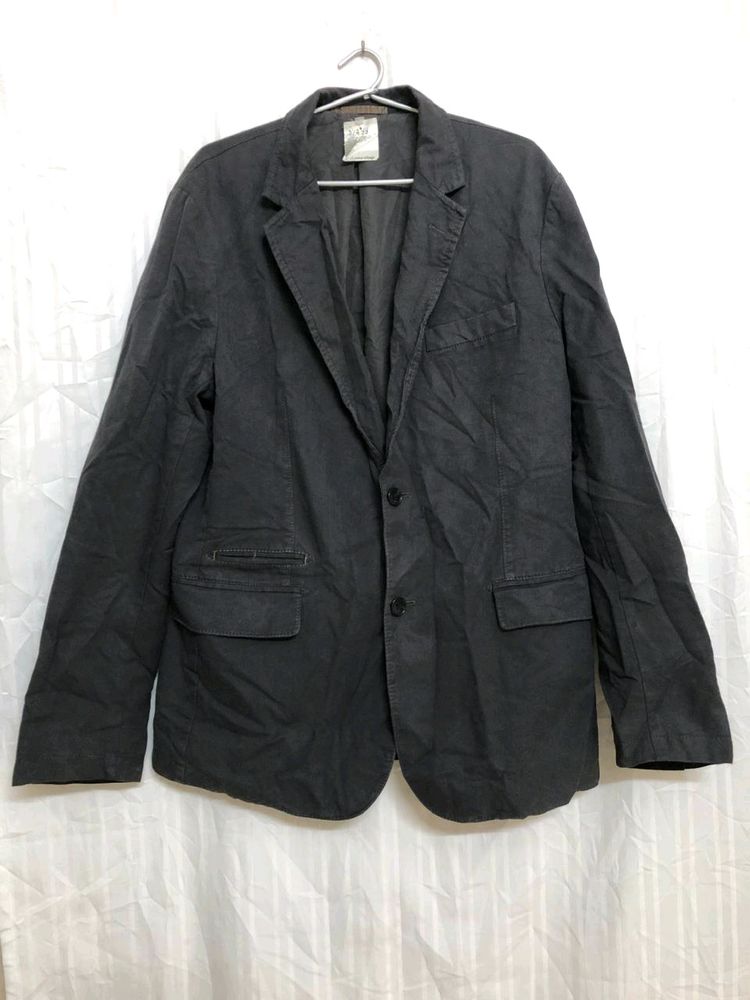 Mexx Black Cotton Blazer