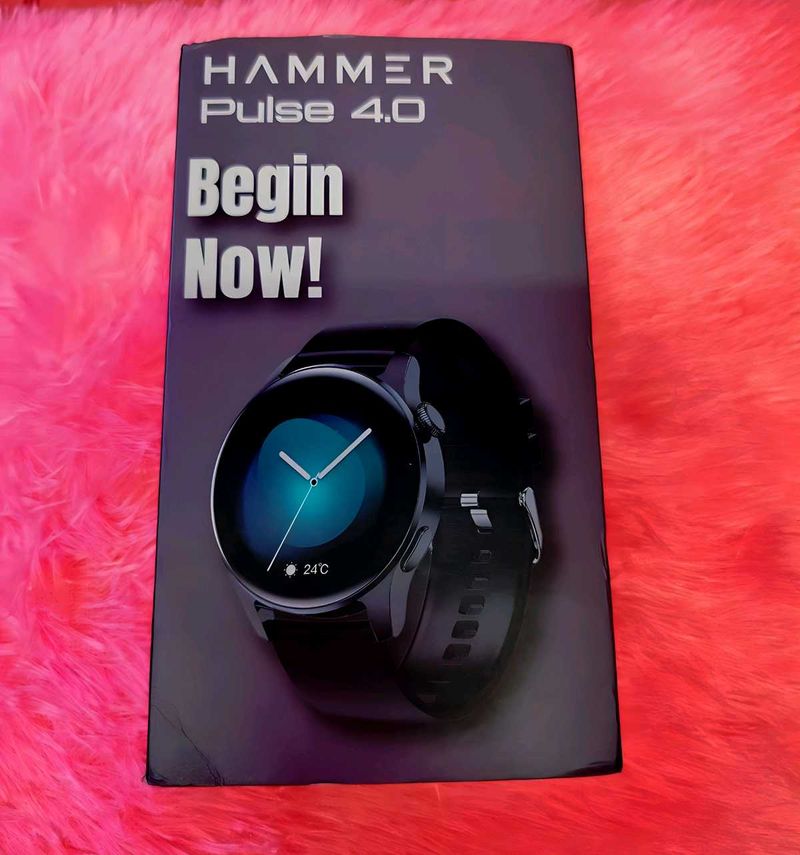 New Hammer Pulse 4.0 Round Dial Calling SmartWatch