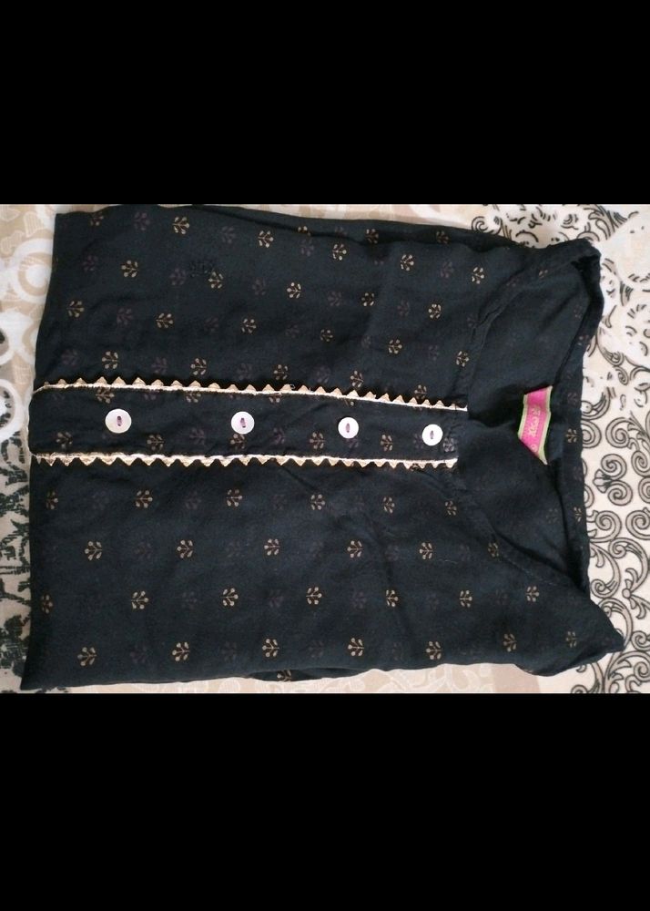 Black Kurta Free Delivery