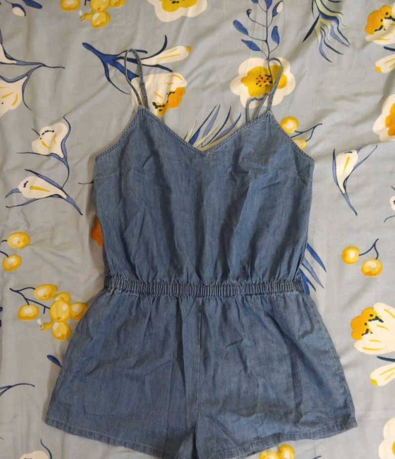 Forever 21 Denim Romper/Playsuit