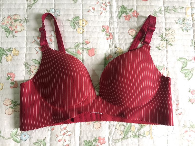 Stripped Push-up Bra