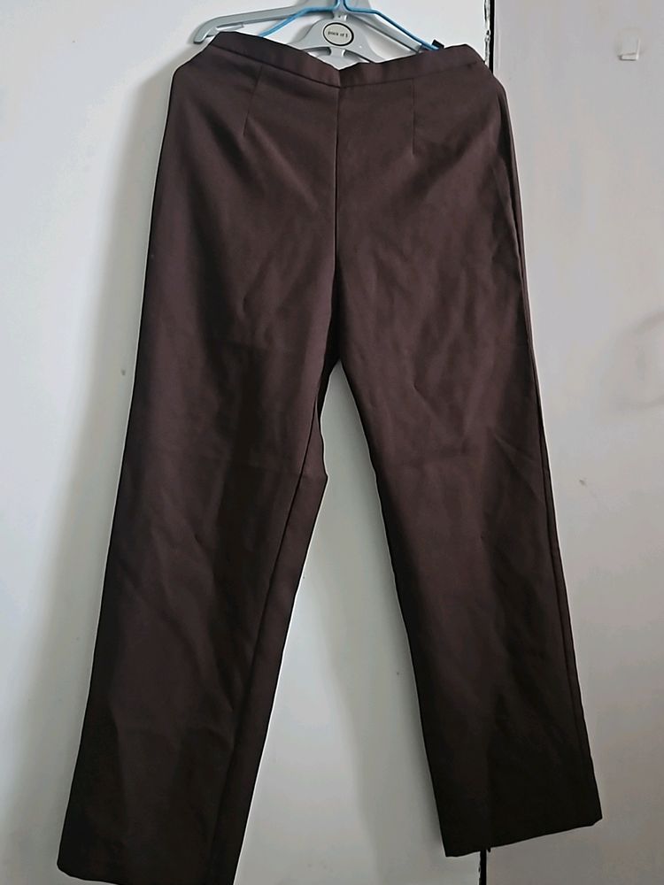 KOREAN BROWN FORMAL TROUSER