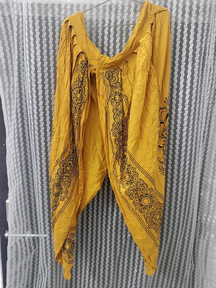 Yellow Printed Salwar