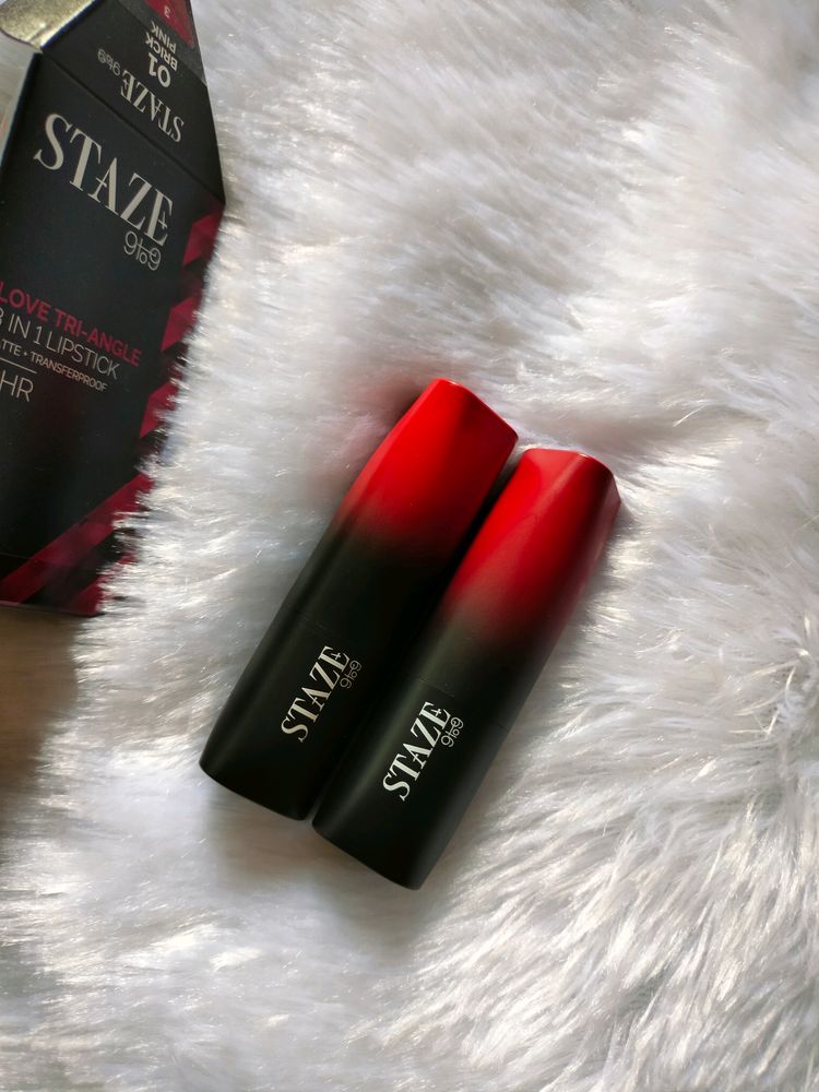 Staze Beauty 3-in 1 Lipstick (Combo)