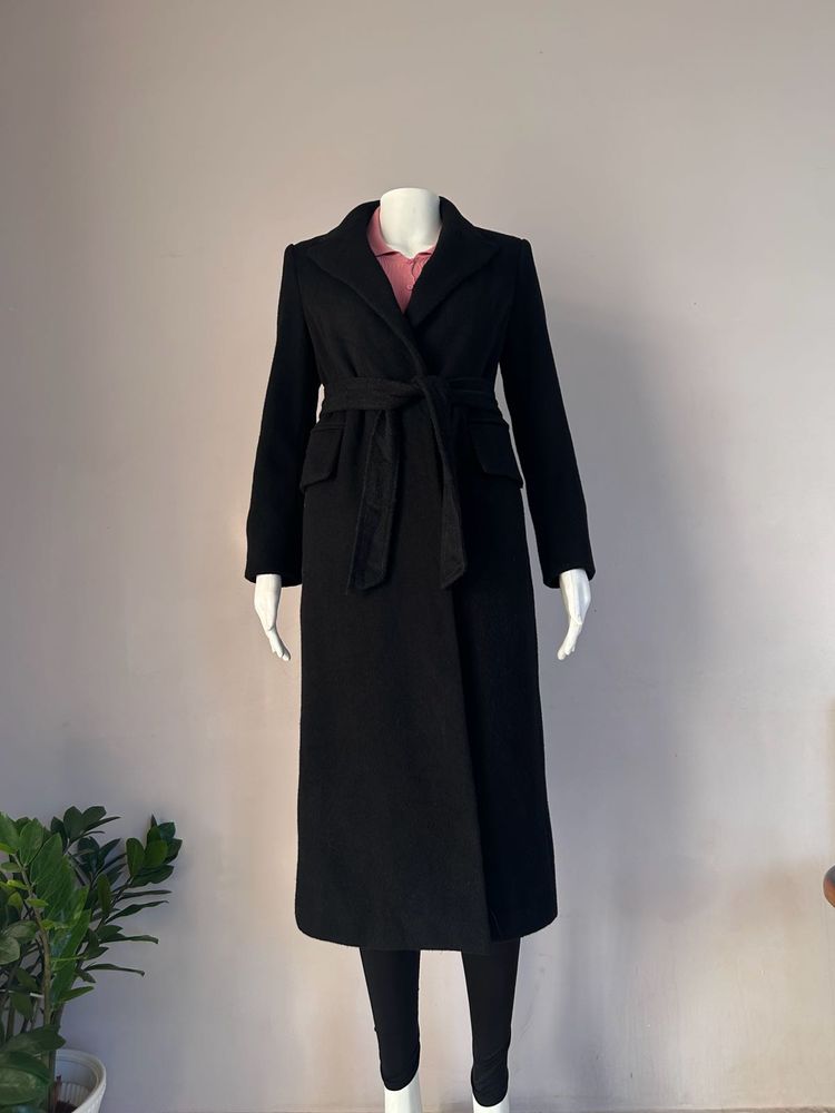 Black Long Premium Overcoat