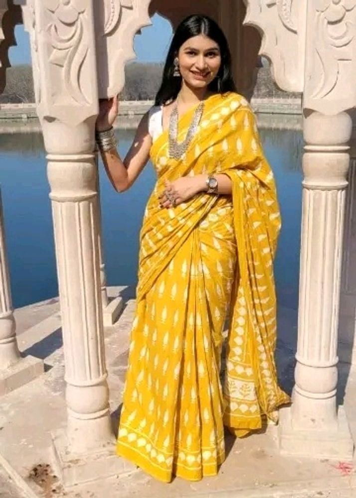 Trending Pure Cotton Saree