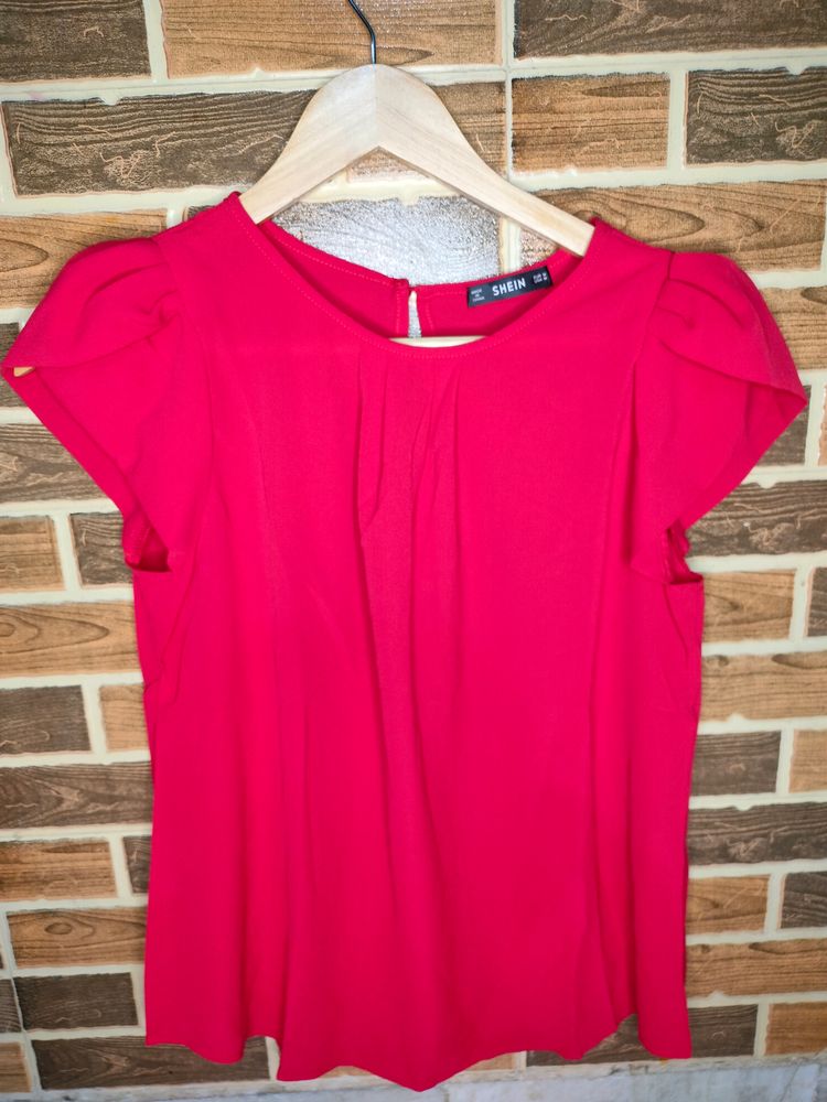 Red Formal Top