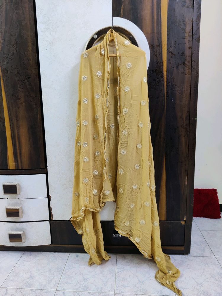 Designer Dupatta And Plazzo