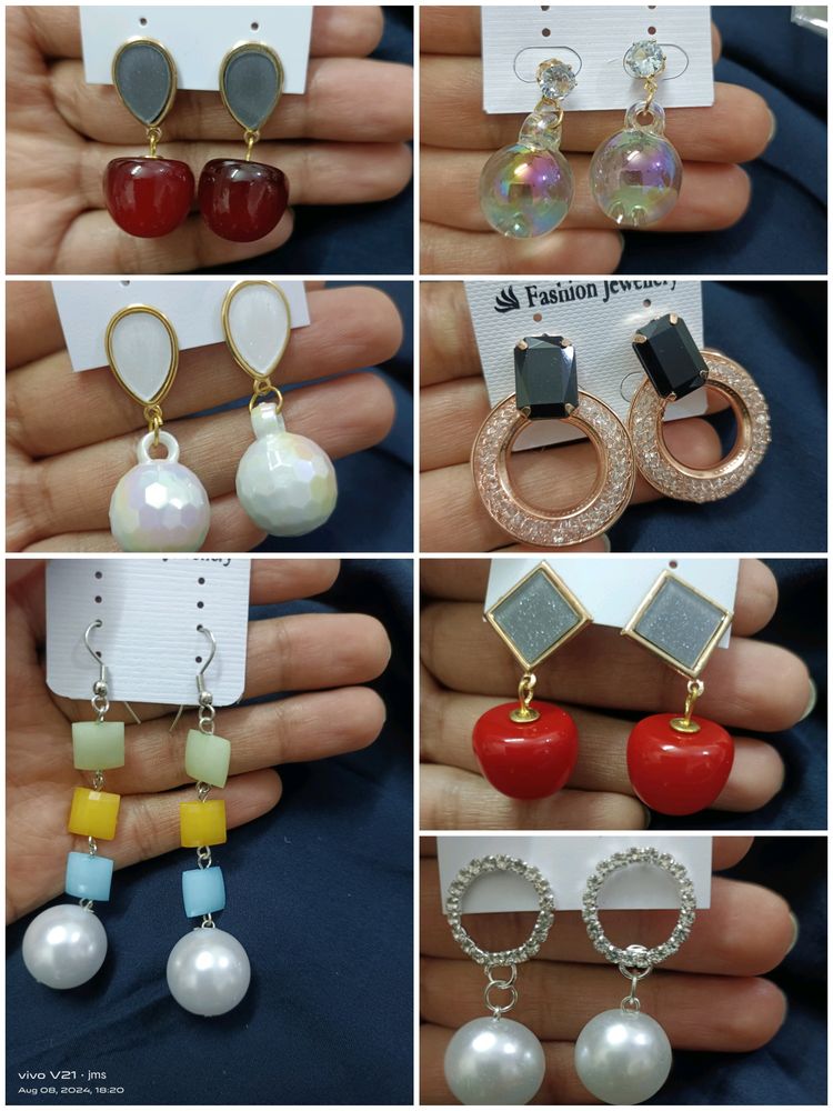 Combo Of Earrings Or Studs