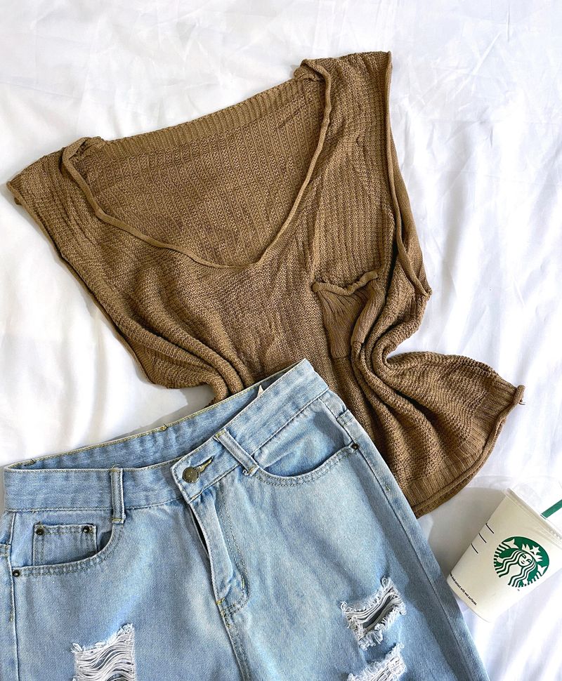 🎀Pinterest Oversized Vest Pullover Top