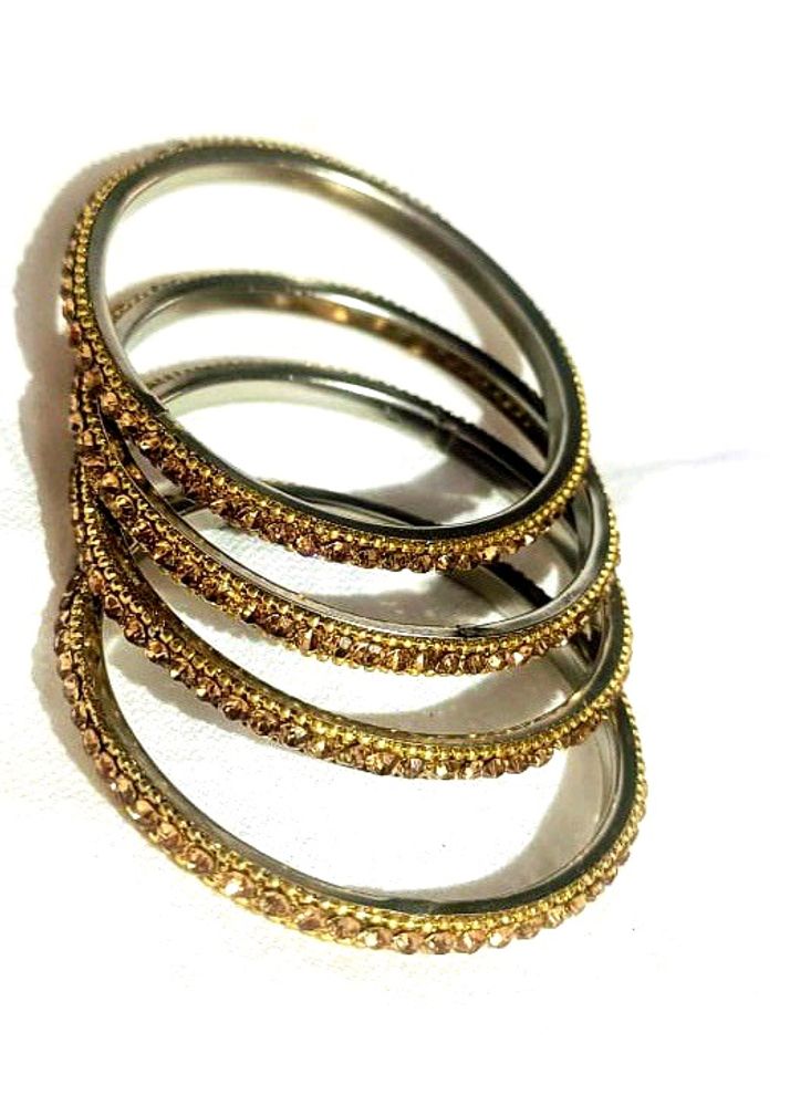 Golden Stone Bangles