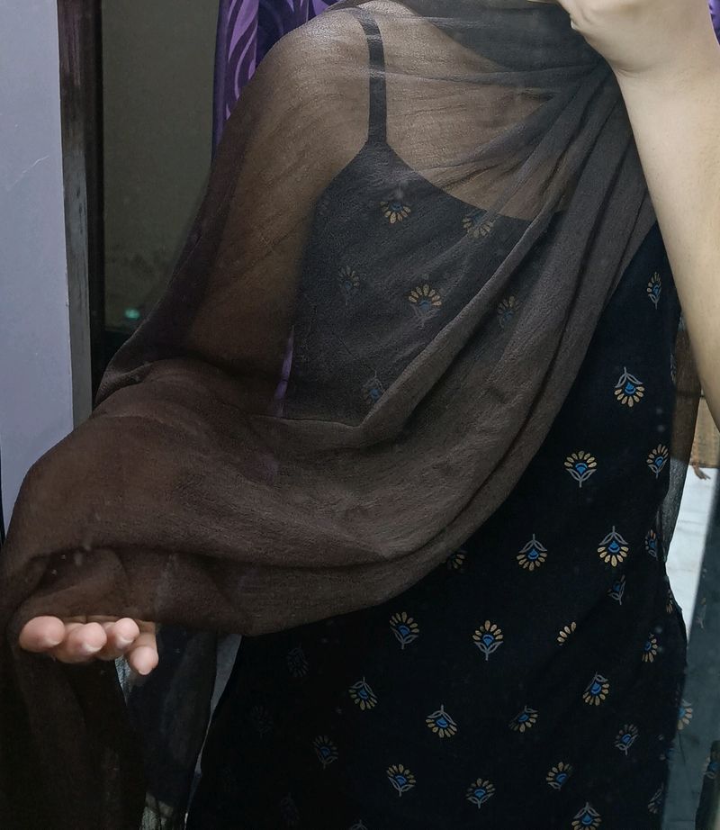 Brown Dupatta