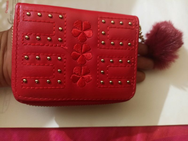 Red Small Wallet